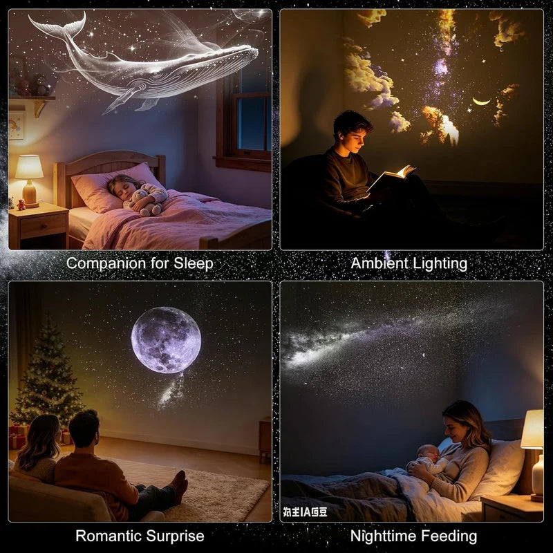 Mini galaxy star projector