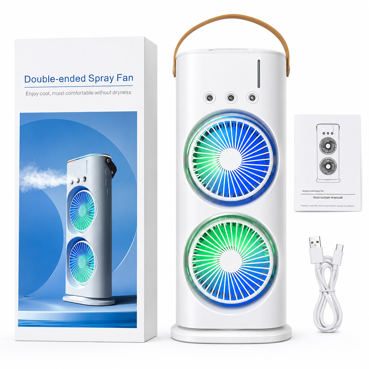 Double Ended Spray Fan